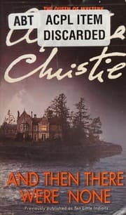 Cover of And Then There Were None by Agatha Christie